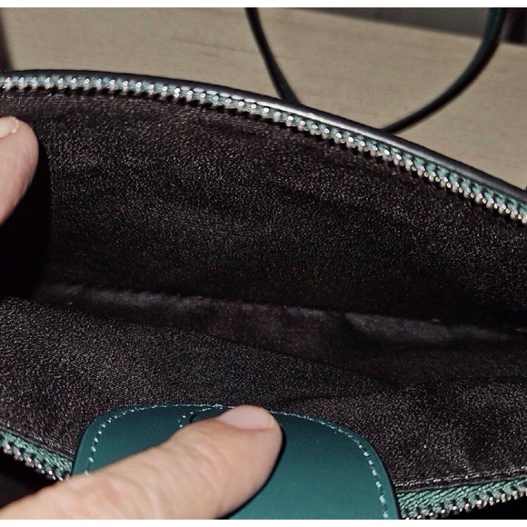 Coach CX286 Nina Small Tote Emerald Studded Signature Rivets NWT - Picture 6 of 12